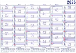 2027  GÜSS Tafelkalender DIN A5, 12 Monate