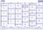 2026 Güss Tafelkalender A5 12 Monate
