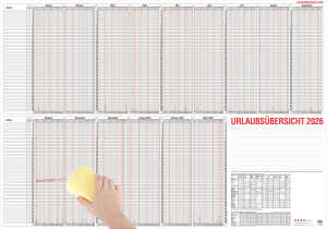 2026 Güss Urlaubsübersicht A0 mit Beschichtung