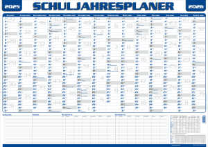 2026 Güss SCHULJAHRESPLANER 14 Monate