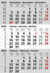 2026 Güss Ersatzkalendarium für Edelstahlkalender
