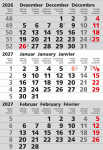 2027 GÜSS Ersatzkalendarium für Edelstahlkalender