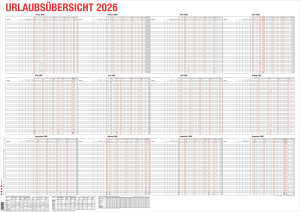 2026 Güss Urlaubsübersicht 200-250 Mitarbeiter 110x84cm