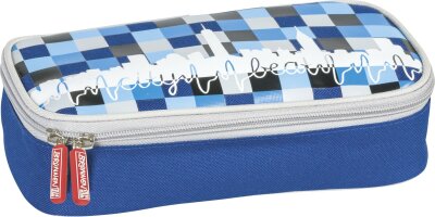 BRUNNEN Combi-Etui City beat blau/grau 104903302