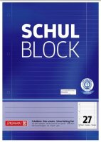 BRUNNEN Schulblock A4 Lineatur 27 50 Blatt...