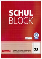 BRUNNEN Schulblock A4 Lineatur 28 50 Blatt...