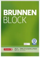 BRUNNEN Briefblock A4 70g unliniert/blanko...