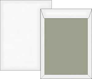 BRUNNEN Versandtasche B5 weiss Papprücken 1053427