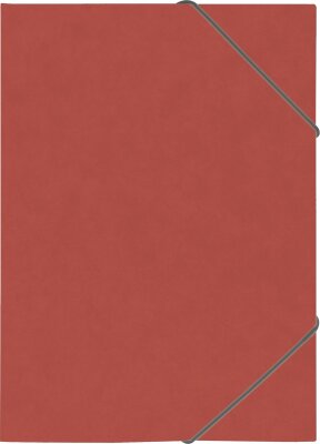 BRUNNEN Ringbuch A4 2-Ringe 15mm Gummizug rot 106553920