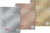 BRUNNEN Collegeblock A4 Lineatur 28 Metallicfarben 106732895