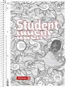 BRUNNEN Collegeblock A4 Lineatur 28 Krake ZENART 106742801