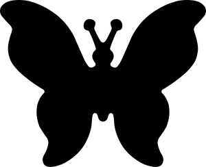 HEYDA 203687545 Motivstanzer groß Schmetterling