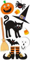 HEYDA 203780724 Stick-Ons-Mix Halloween 75 x 165 cm