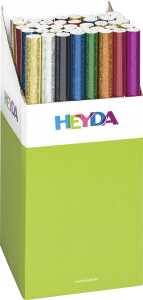 HEYDA Holografie-Klebefolie 50 x 100 cm Display 25 x 13 x 37/50 cm