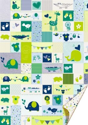 HEYDA 204771753 Motivkarton Baby Boy 50 x 70 cm blau