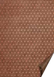 HEYDA Naturkarton Starlight 50 x 70 cm roségoldfarben glänzend