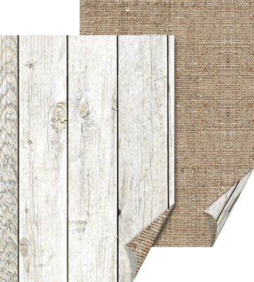 HEYDA 204772235 Motivkarton Naturstrukturen Holz/Jute 50 x 70 cm