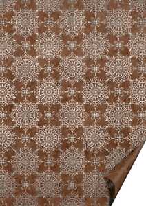HEYDA 204772238 Naturkarton Ornament 50 x 70 cm silberfarben glänzend