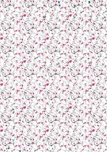 HEYDA Motivkarton Herzen klein A4 (21 x 31 cm inkl. Codierleiste) rosa