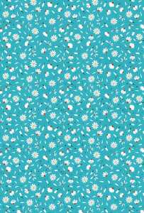 HEYDA Motivkarton Daisy A4 (21 x 31 cm inkl. Codierleiste) mint