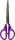 HEYDA 204809460 Büroschere Soft-Touch Colour Code 18 cm Grifffarbe: purple