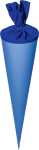 Schultüten-Rohling 70 cm Ø 19 cm blau mit...