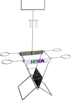 HEYDA 204870099 Display Schulüten ca. 35 (85) x 32 x 48 (110) cm weiss/Metall