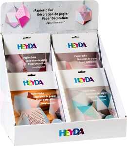 Display Papier-Deko Fancy Diamonds Display ca. 35 x 20 x 40 cm