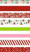 HEYDA 204875657 Faltstreifen-Set Christmas 1 x 30 cm 15 x...