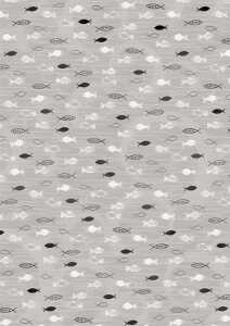 HEYDA Transparentpapier Fische A4 (21 x 31 cm inkl. Codierleiste)