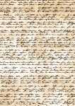 Transparentpapier Handschrift A4 antikbraun