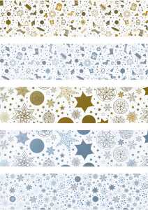 HEYDA 204879095 Transparentpapier Sweet Weihnachten Rollen 50 x 70 cm