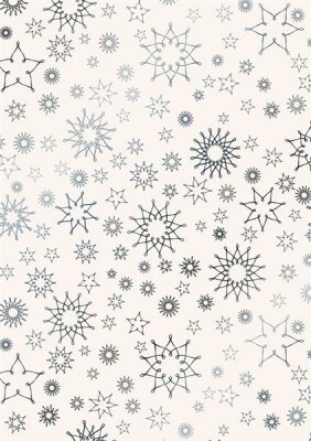 HEYDA 204879300 Transparentpapier Stardust Rollen 50 x 70 cm weiss/silberfarben