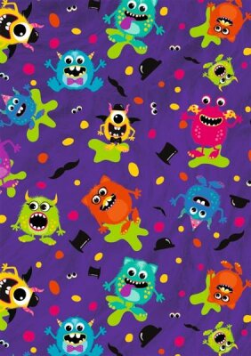 HEYDA 204879376 Transparentpapier Monster Rollen 50 x 70 cm