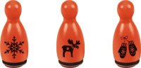 HEYDA 204888653 Stempel-Figuren Nordic-Motive Holz farbig...