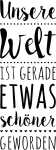 Stempel Geburt Unsere Welt ist gerade etwas schöner...