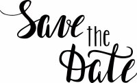 HEYDA 211800353 Stempel Allgemein Save the Date Holz matt...