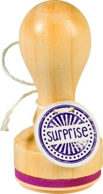 HEYDA 211803035 Stempel Surprise Holz matt lackiert