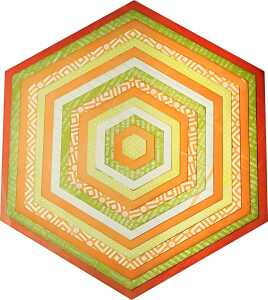 SIZZIX 2118730839 Stanzformen-Set Framelits Plus Hexagons 233 x 203 cm
