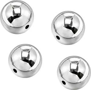 Silberwachsperlen Premium Ø 12 mm Kunststoff silberfarben