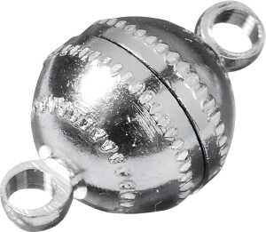 KNORR PRANDELL Magnetverschluss 14 x 8 mm Metall silberfarben