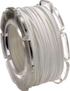 KNORR PRANDELL Wachskordel 5 m Ø 1 mm aus Baumwolle gewachst weiss