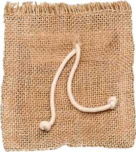 KNORR PRANDELL 212305650 Jute-Säckchen 12 x 10 cm 100 % Jute natur