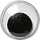 Wackelaugen Ø 10 mm Kunststoff weiss mit schwarzer Pupille