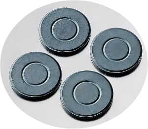 KNORR PRANDELL 213700105 Scheibenmagnet Stärke: 3 mm Ø 25 mm schwarz