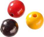 KNORR PRANDELL Holzperlen-Mix Ø 4 mm Buche schwarz...