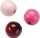 KNORR PRANDELL Holzperlen-Mix Ø 4 mm Buche Deutschland lila pink