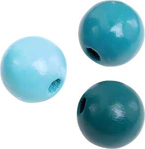 KNORR PRANDELL Holzperlen-Mix Ø 6 mm Buche Deutschland türkis