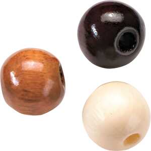 KNORR PRANDELL Holzperlen-Mix Ø 10 mm Buche Deutschland braun