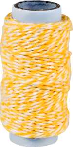 KNORR PRANDELL 2162660010 Dekoschnur 20 m Ø 1 mm 100 % Baumwolle gelb